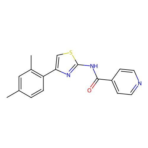 n-[4-(2,4-dimethylphenyl)-2-thiazolyl]-4-pyridinecarboxamide (c09-0990-060)