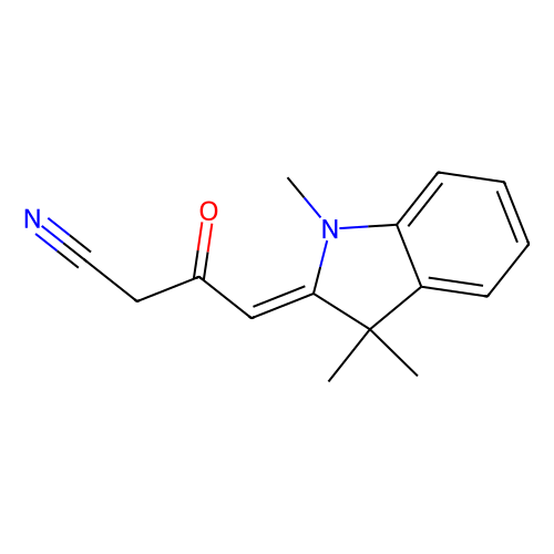 3-oxo-4-(1,3,3-trimethyl-1,3-dihydro-indol-2-ylidene)-butyronitrile