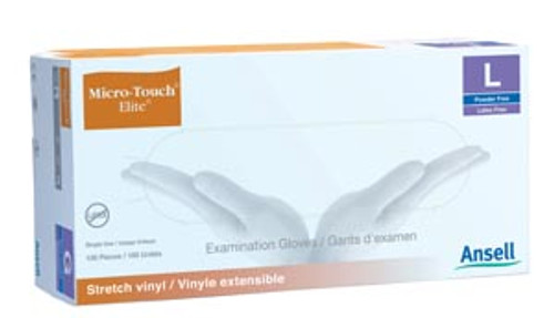 ansell micro touch style 42 elite powder free synthetic medical exam gloves 10144610