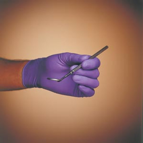 halyard purple nitrile dental exam gloves 10143205