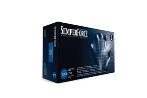 sempermed semperforce nitrile exam powder free textured glove 10214231