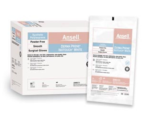 ansell gammex non latex pi white powder free synthetic surgical gloves 10222596