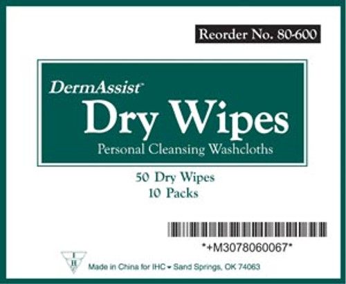 innovative dermassist dry wipes