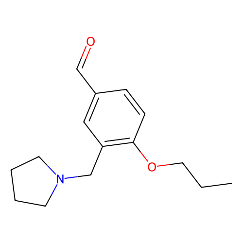 4-propoxy-3-pyrrolidin-1-ylmethyl-benzaldehyde