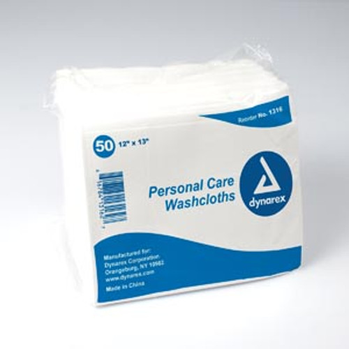 dynarex personal care washcloths 10115674