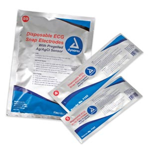 dynarex ecg snap electrodes 10211063