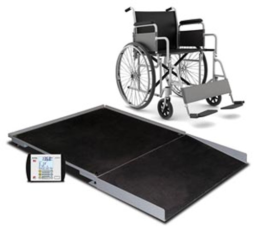 detecto stationary geriatric wheelchair scale 10080646
