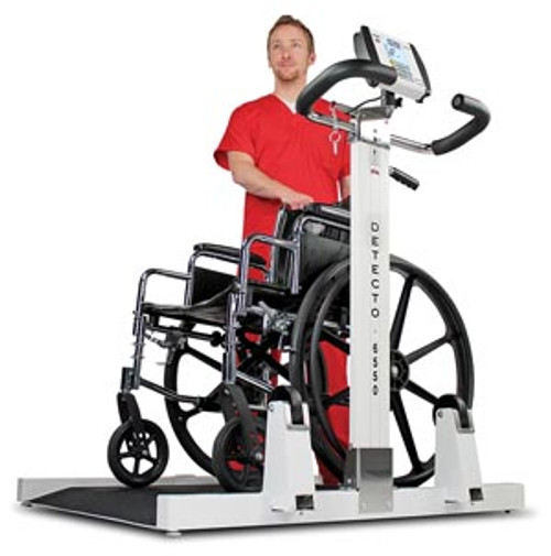 detecto portable wheelchair scale