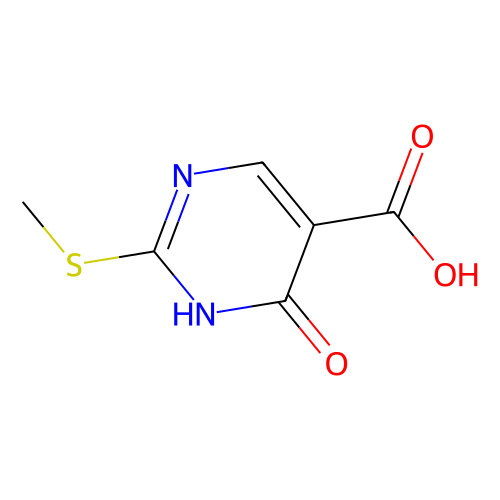 4-hydroxy-2-(methylthio)pyrimidine-5-carboxylic acid (c09-1611-724)