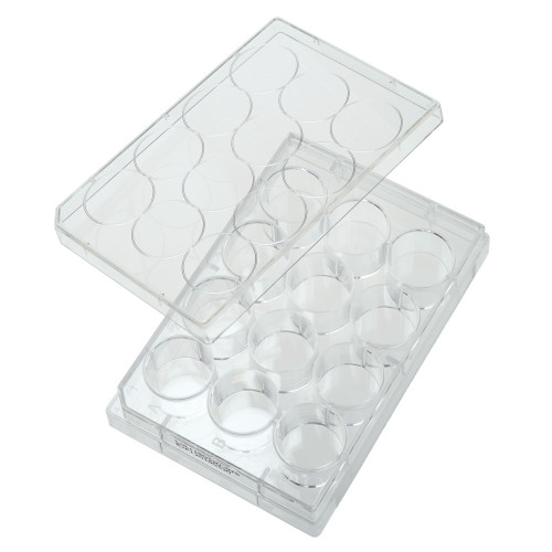 12 well non-treated plate with lid, individual, sterile (c33-1614-989)