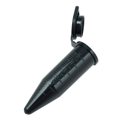 5ml macro centrifuge tube, black, non-sterile (c33-1615-161)