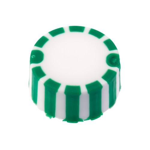 cap only, screw top micro tube cap, grip cap with integrated o-ring, green, non-sterile (c33-1615-193)