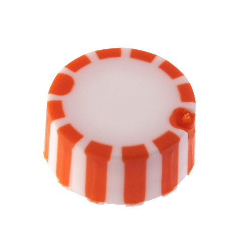 cap only, screw top micro tube cap, grip cap with integrated o-ring, orange, non-sterile (c33-1615-194)