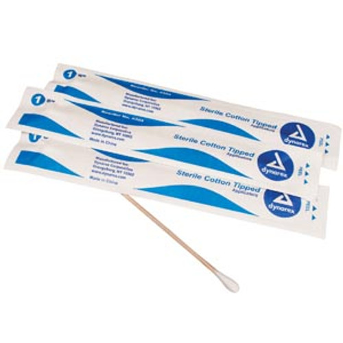 dynarex cotton tipped applicators 10083439