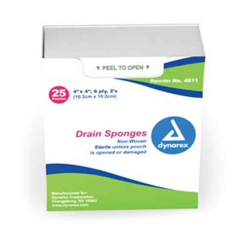 dynarex drain sponges 10125609