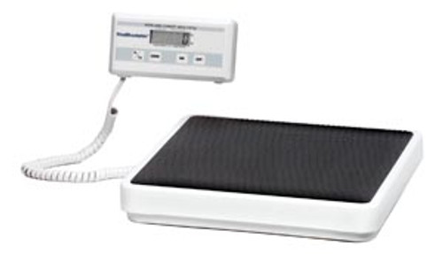 Digital Scale, Remote Display, Capacity: 400 lb/180 kg, Resolution: 0.2 lb/0.1kg, Platform Dimension: 12Ã‚Â½"W x 12"D x 1 7/8" H, 6 AA Batteries (included) or Power Adapter (not included - ADPT40), Optional Carrying Case (64771), Ã‚Â½" LCD Display