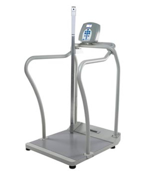 pelstar health o meter professional scale digital 2101kl platform scale with handrails 10197646