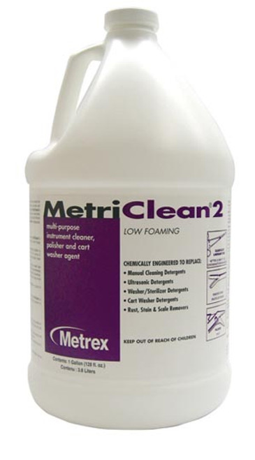 metrex metriclean 2 low foam instrument cleaner  lubricant
