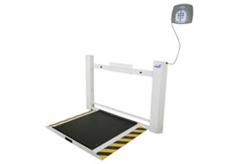 pelstar health o meter professional scale antimicrobial wall mounted wheelchair scale 10364103