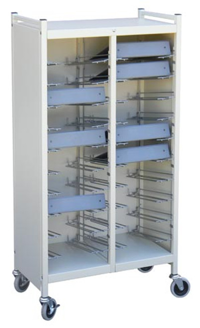 omnimed beam omnicart cabinet style flat storage racks 10186593