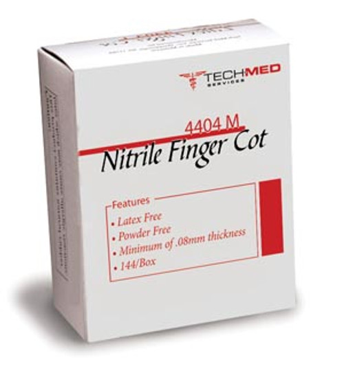 dukal tech med nitrile finger cots 10180292