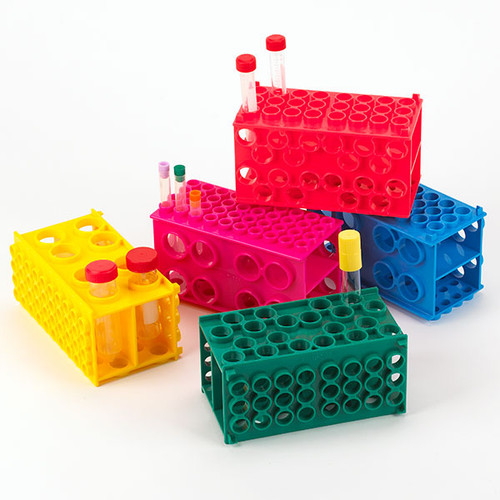 tuffblok xl tube rack 4 way pp assorted colors 5 pack