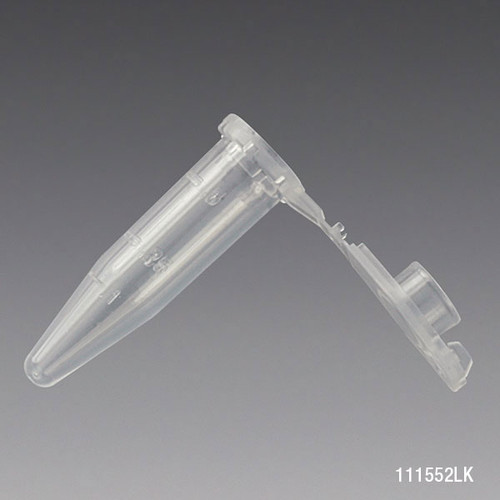 microcentrifuge tube 0 5ml pp attached locking snap cap graduated natural lot certified rnase dnase pyrogen atp and human dna free