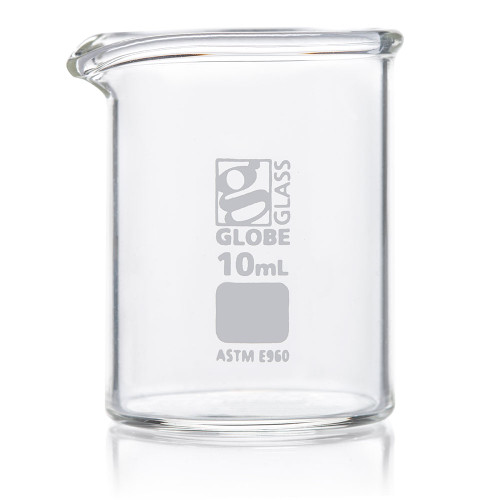 beaker globe glass 4000ml low form griffin style dual graduations astm e960 1 box