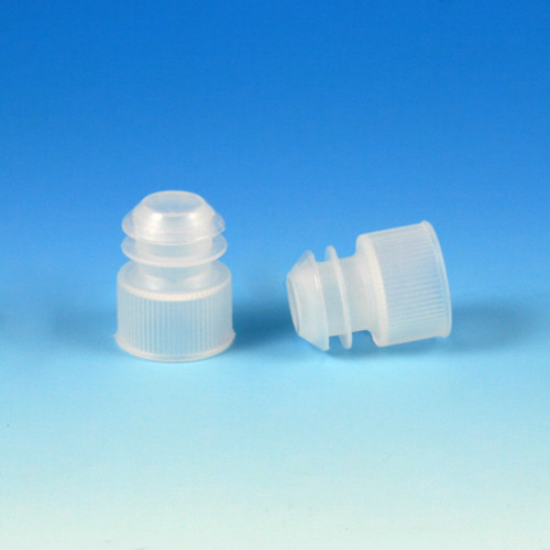 cap flange plug 17mm for 17mm tubes and 15ml centrifuge tubes natural