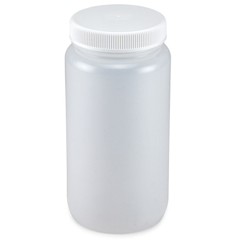 bottle wide mouth ldpe bottle attached pp screw cap 2 litres 0 5 gallons