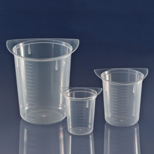 beaker three corner clarified pp graduated 50ml