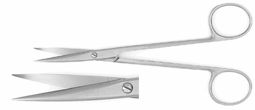 Brophy Scissors, Sharp Points, Curved, Length: 5.5