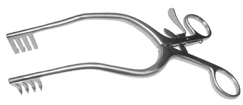 Adson Cere Retractor Bl Straight, 4X4, 7 1/2"