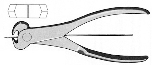 Cannulated Pin Cutter 7 1/2"