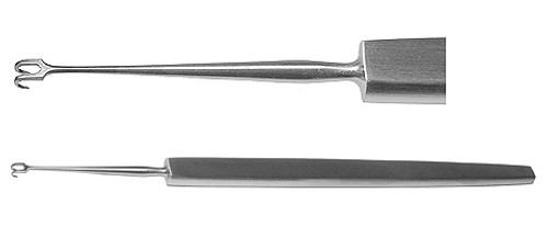 Guthrie Hook 2 Sharp Prongs, 4-3/4" (121 MM) Length, 2.5 MM Wide