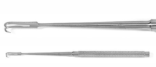 Joseph Double Hook, Two Sharp Prongs, Width: 2, Length: 6.25