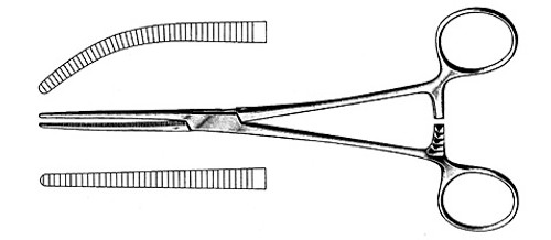 Rochester-Pean Forceps, Straight, Length: 5.5