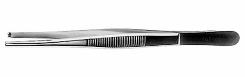 Tissue Forceps 4 X 5 Teeth, Standard Pattern Serrated Handles, 6" (15.2 Cm)