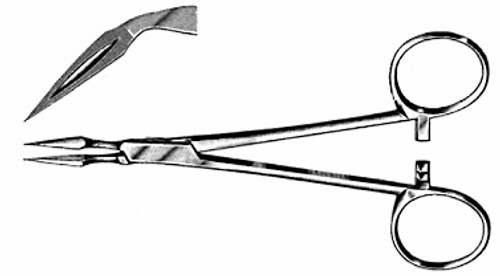 Williams (Stieglitz) Splinter Forceps, 45 Degree Angle, Length: 5.5