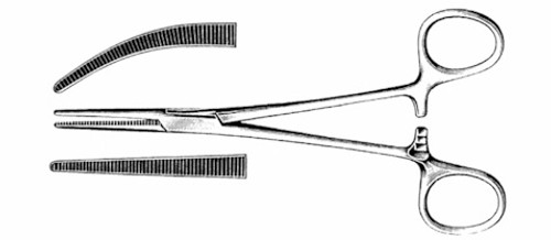 Crile Forceps, Straight, Length: 5.5