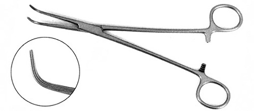 Lahey Forceps Full Curved 7 1/2"