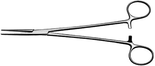 Heiss Artery Forceps Delicate Pattern Curved 8"