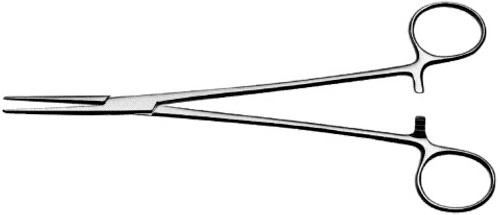 Heiss Artery Forceps Delicate Pattern Curved 9 1/2"