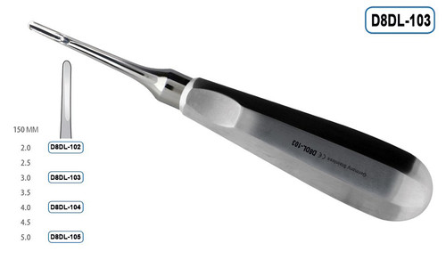 Root Elevator Luxator Straight 3.0MM 150MM
