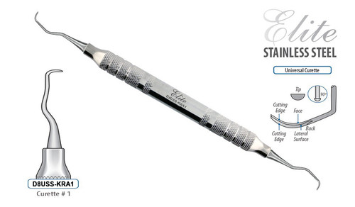 Curette Elite Silver Kramer # 1