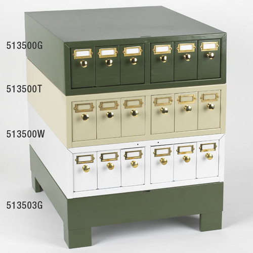 slide cabinet base metal green