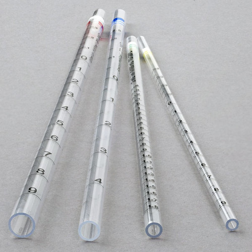 serological pipette 10ml ps open end 310mm sterile red individually wrapped paper plastic