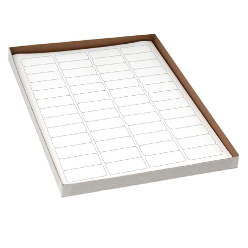 label sheets cryo 43x19mm for cryovials 20 sheets 52 labels per sheet white