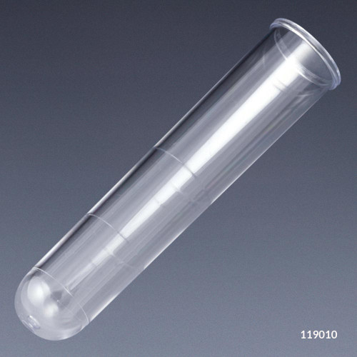 test tube 16 x 75mm 8ml ps with rim