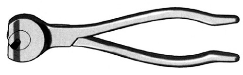 Diamond Pin" Wire Cutter, 6-1/2" (16.5 Cm, Cuts Up To 2 MM 5/64") Diameter Hard Wire, Tungsten Carbide S1329-3076